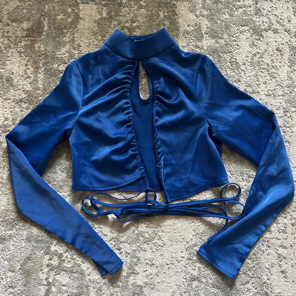 PRETTY LITTLE THING Cobalt Women's Crop Top